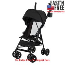 Unisex 9.5 lb Lightweight Stroller for Baby and Toddler pact Foldable Black
