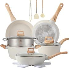16PCS Pots and Pans Set Non Stick Cookware Set Nonstick with Cooking Set