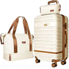 Expandable Luggage Set TSA Lock Spinner Wheels Carry On Suitcase 20"
