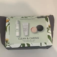 bareMinerals Clean & Caring 3pc Travel Set Retinol SPF 20 PA+++ + Bag