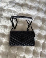 Saint Laurent Black ysl wallet/clutch/ crossbody